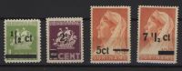Frankeerzegels Ned.Suriname NVPH nrs. 210-213 postfris