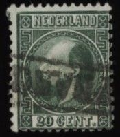 Frankeerzegel Nederland NVPH nr. 10IA (II) gestempeld 