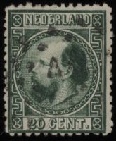 Frankeerzegel Nederland NVPH nr. 10IID gestempeld 