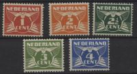 Frankeerzegels Nederland NVPH nrs.144-148 postfris 