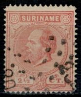 Frankeerzegel Suriname Nvph nr.3 GESTEMPELD