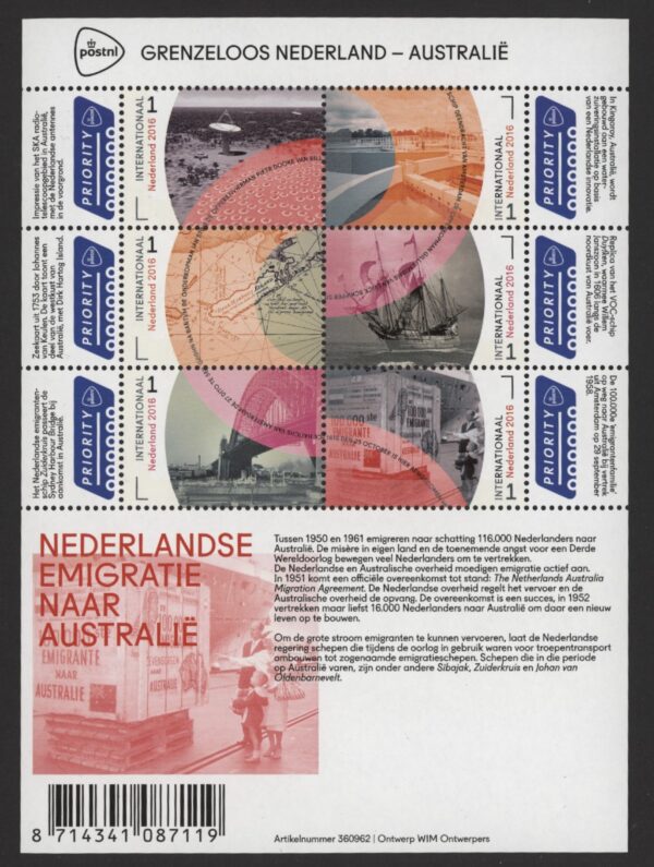 Frankeerzegels Nederland NVPH nr. Vb3441-3446 postfris