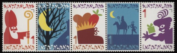 Frankeerzegels Nederland NVPH nrs. 3108-3112 postfris