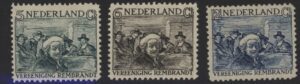 Frankeerzegel Nederland NVPH nrs. 229-231 ongebruikt
