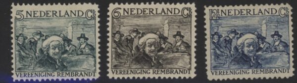 Frankeerzegel Nederland NVPH nrs. 229-231 ongebruikt