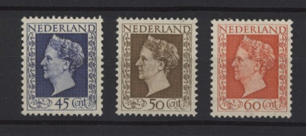 Frankeerzegels Nederland NVPH nrs. 487-489 postfris