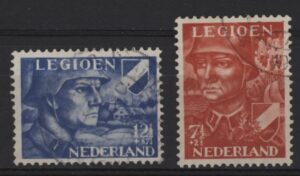Frankeerzegels Nederland NVPH nrs. 402-403 gestempeld
