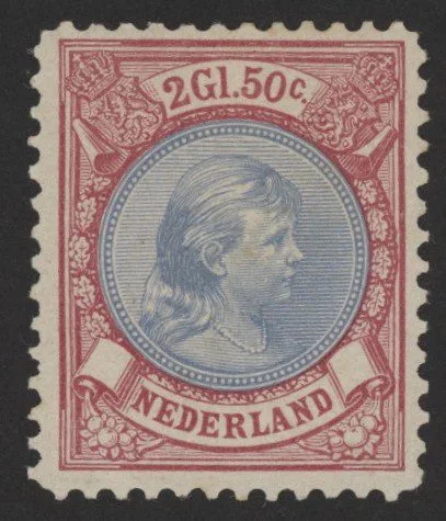 Frankeerzegel Nederland NVPH nr. 47A ongebruikt met Vleeming certificaat