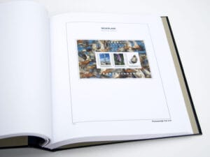 Luxe bladen Nederland Pers. Postzegel PVH Velletjes van 3 (per 5)
