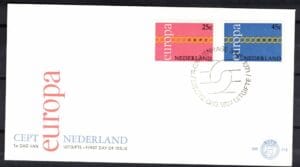Luxe fdc Nederland NVPH nr. E112 blanco en met open klep