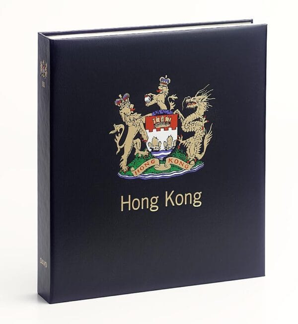Luxe postzegelalbum Hong Kong (GB) III 1990-1997