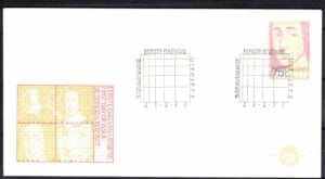 Luxe fdc Nederland NVPH nr. E155 blanco en met open klep