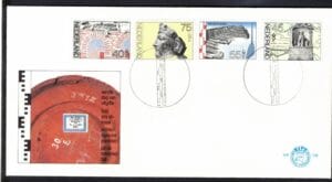 Luxe fdc Nederland NVPH nr. E158 blanco en met open klep