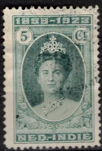 Frankeerzegel Ned-Indië NVPH nr. 160C gestempeld