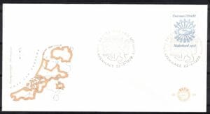 Luxe fdc Nederland NVPH nr. E171 blanco en met open klep