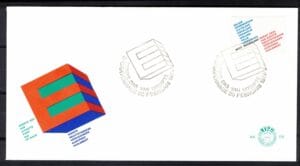 Luxe fdc Nederland NVPH nr. E172 blanco en met open klep
