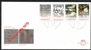 Luxe fdc Nederland NVPH nr. E174 blanco en met open klep