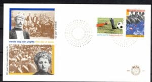 Luxe fdc Nederland NVPH nr. E177 blanco en met open klep