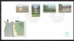 Luxe fdc Nederland NVPH nr. E181 blanco en met open klep