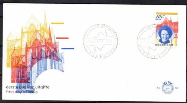 Luxe fdc Nederland NVPH nr. 190