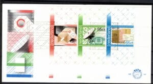 Luxe fdc Nederland NVPH nr. E192a blanco en met open klep