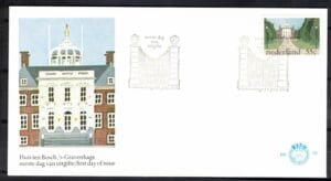 Luxe fdc Nederland NVPH nr. E193 blanco en met open klep