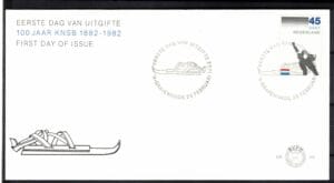 Luxe fdc Nederland NVPH nr. E199 blanco en met open klep