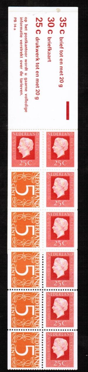 Postzegelboekjes 1964-2007 Nederland NVPH nr. PB 14a
