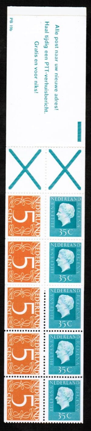 Postzegelboekjes 1964-2007 Nederland NVPH nr. 19b