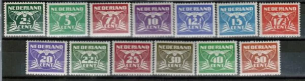 Frankeerzegels Nederland NVPH nrs. 379-391 postfris