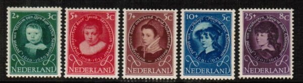 Frankeerzegels Nederland NVPH nrs. 666-670 postfris