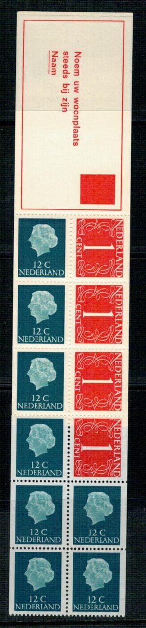 Postzegelboekjes 1964-2007 Nederland NVPH nr. PB 8c postfris