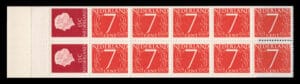 Postzegelboekje 1964-2007 Nederland NVPH PB nr. 1
