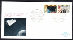 Luxe fdc Nederland NVPH nr. E209 blanco met open klep
