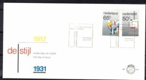 Luxe fdc Nederland NVPH nr. E210 blanco met open klep