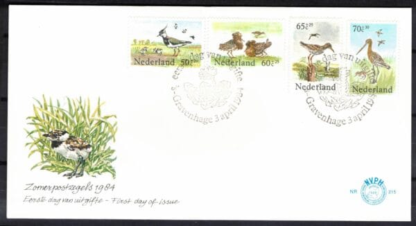 Luxe fdc Nederland NVPH nr. E215 blanco met open klep
