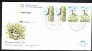 Luxe fdc Nederland NVPH nr. E215a blanco met open klep