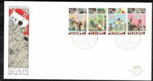Luxe fdc Nederland NVPH nr. E223 blanco met open klep