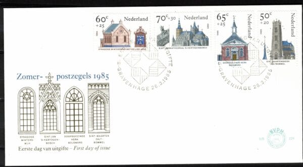 Luxe fdc Nederland NVPH nr. E226 blanco met open klep