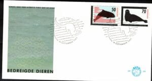 Luxe fdc Nederland NVPH nr. E230 blanco met open klep