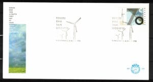 Luxe fdc Nederland NVPH nr. E233 blanco met open klep