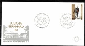 Luxe fdc Nederland NVPH nr. E241 blanco met open klep