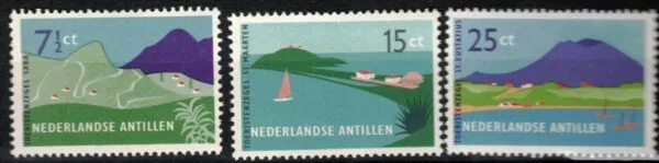 Frankeerzegels Ned.Antillen NVPH nrs. 262-264 postfris