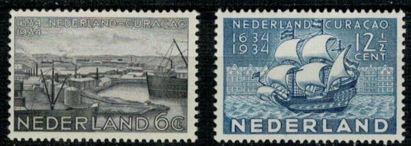Frankeerzegels Nederland NVPH nrs. 267-268 postfris
