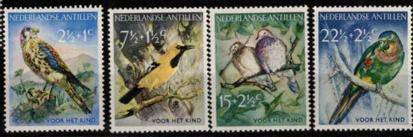 Frankeerzegels Ned.Antillen NVPH nrs. 271-274 postfris