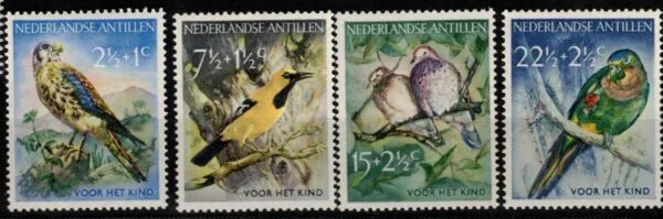 Frankeerzegels Ned.Antillen NVPH nrs. 271-274 postfris