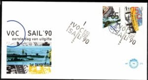 Luxe fdc Nederland NVPH nr. E275 blanco en met open klep