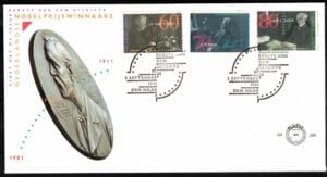 Luxe fdc Nederland NVPH nr. E286 blanco en met open klep