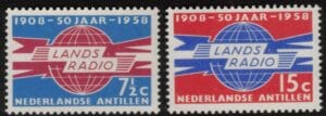 Frankeerzegels Ned.Antillen NVPH nrs. 291-292 postfris