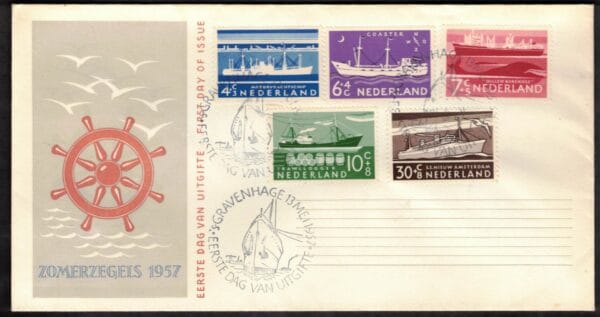 LUXE FDC Nederland Nvph nr.E29. Onbeschreven,open klep en met cert.H.Vleeming